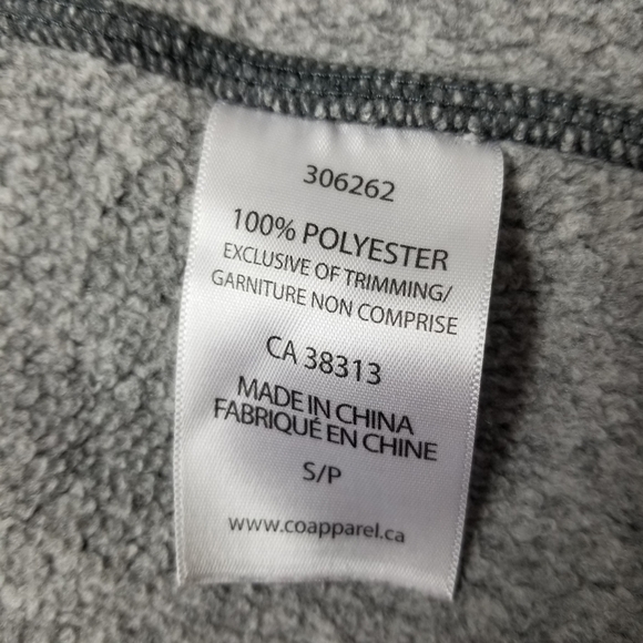 AVIA 1/4 zip fleece heather gray small pullover top - Picture 4 of 10